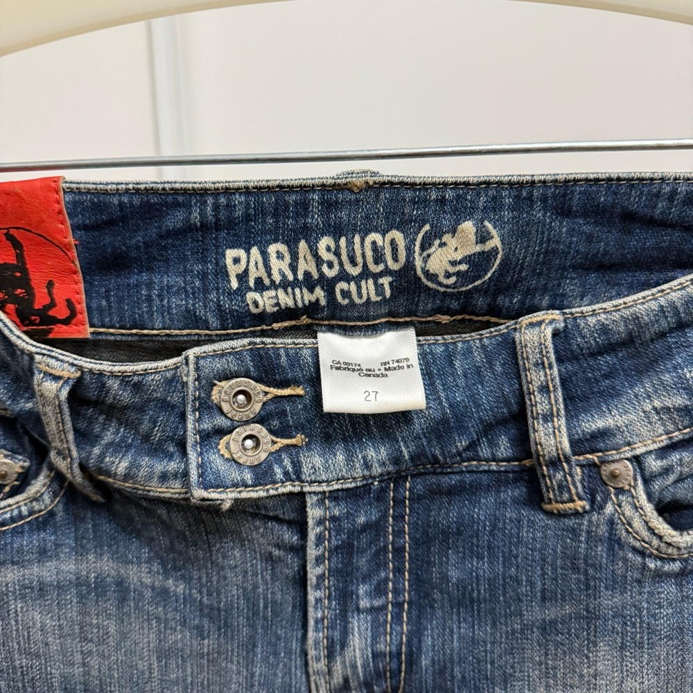 Parasuco Embroidered Blue Jeans - Picture 3 of 4